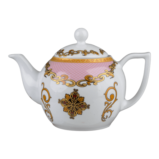 قوری چینی واتسون کاسپین تمام گل رنگی 4 کاپ