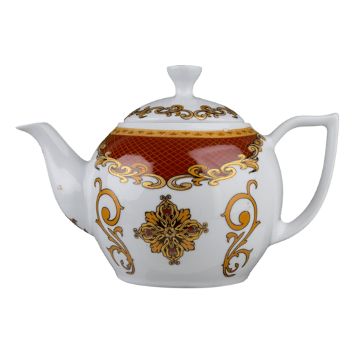 قوری چینی واتسون کاسپین تمام گل رنگی 4 کاپ