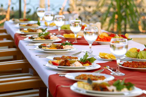 Variety of food